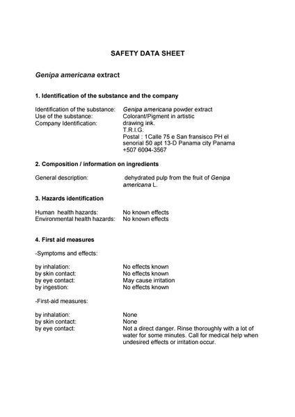 Jagua Black Tattoo Gel (most popular) Fresh + Ready-to-use