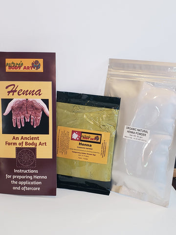 Fresh 100% Natural Organic Rajasthani Henna Powder - Nature's Body Art