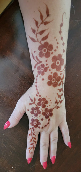 Pre-mixed Natural Organic Rajasthani Henna Paste - Nature's Body Art