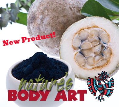 NEW!!! Powdered Jagua (dehydrated fruit) & natural thickener - Nature's Body Art